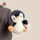 正版 软萌手拿小小企鹅毛绒玩具公仔安抚玩偶儿童女生日情人节礼物