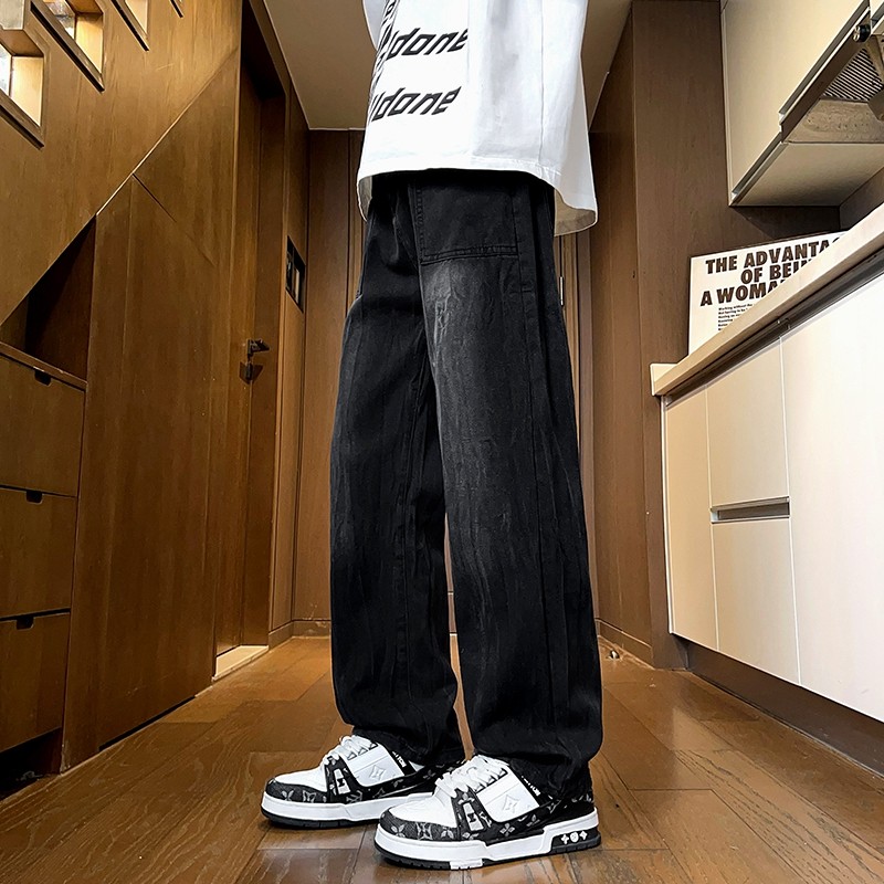 春季青少年潮流帅气牛仔裤12岁男孩14中学生15大童宽松直筒牛子裤,童装/婴儿装/亲子装,儿童牛仔裤,淘宝优惠券,粉丝福利购,淘宝优惠卷