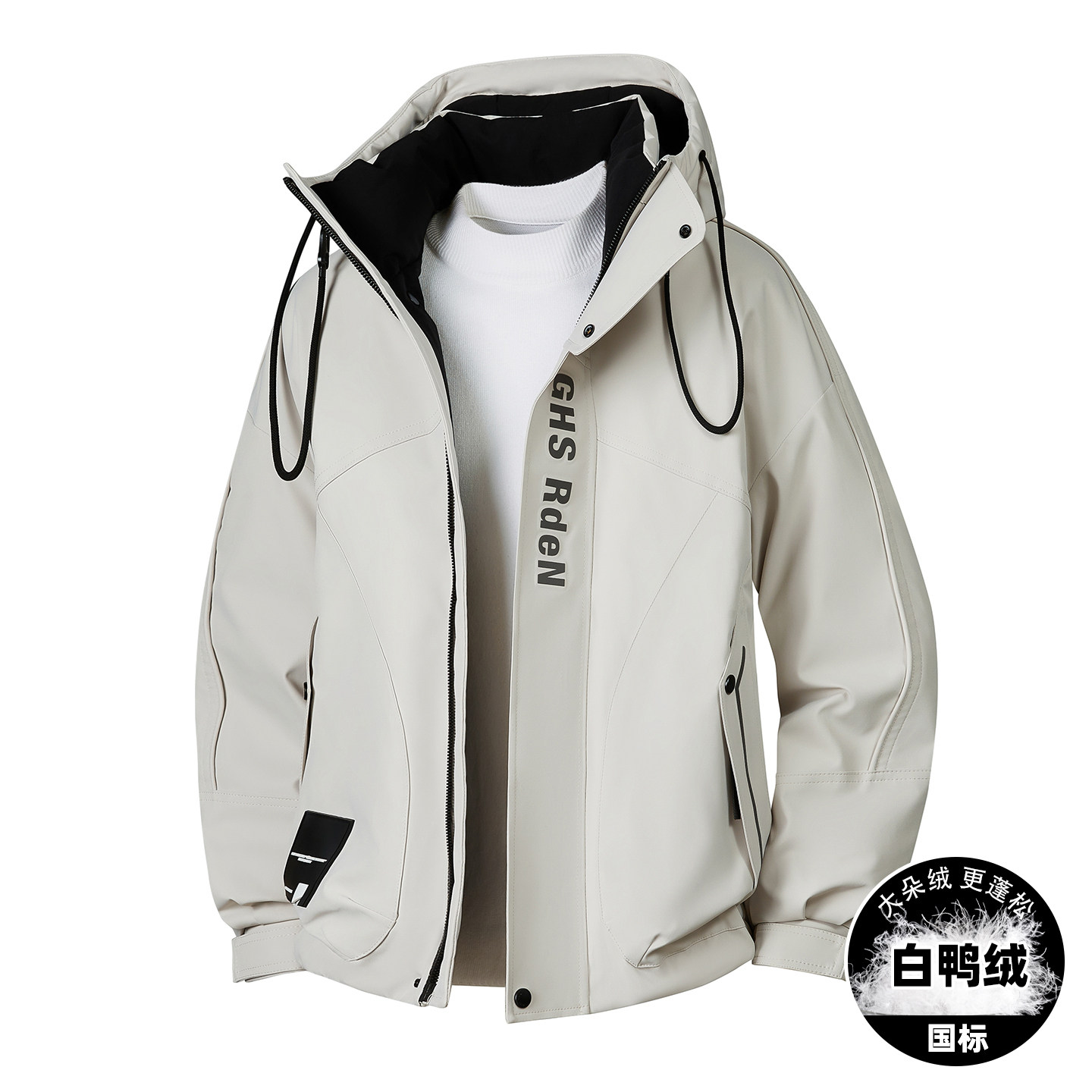 冬季13青少年潮流宽松羽绒服15岁男孩初中学生16帅气大童男装外套