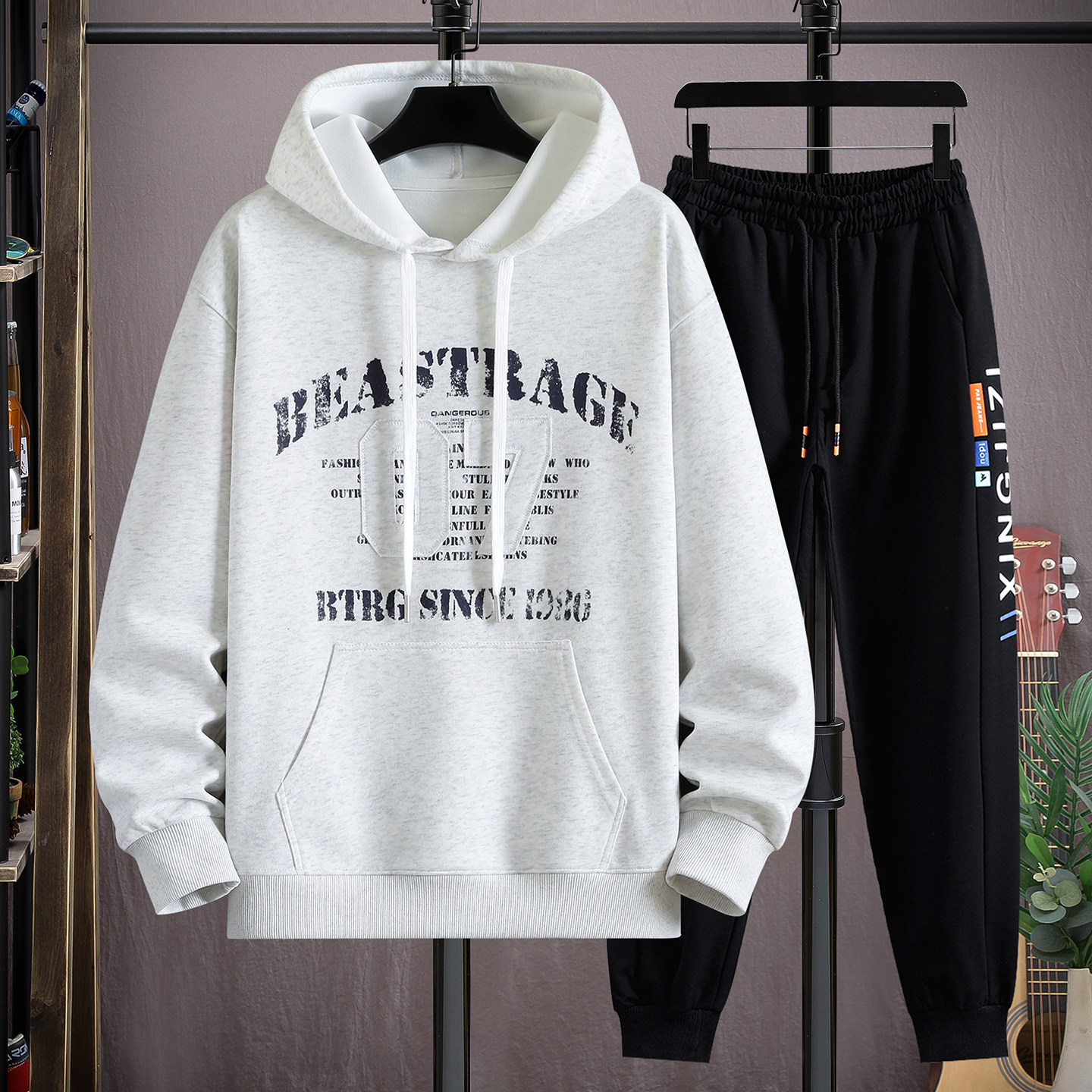 春季卫衣12岁男孩13青少年中学生14潮流帅气15大童16长袖T恤套装