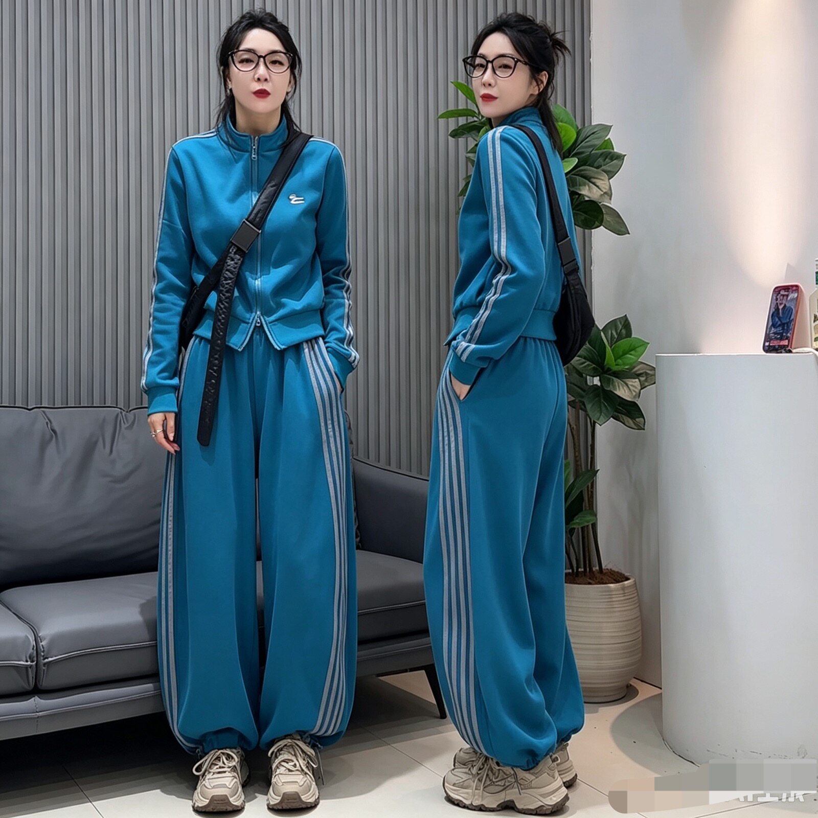 2026秋季新款休闲运动套装女时尚洋气小个子显瘦两件套流行爆款潮