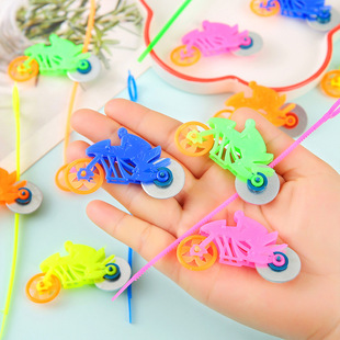 8090后怀旧经典 玩具 手拉条自行车极速锯齿轮小车迷你儿童小时候