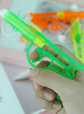 打纸橡皮枪童年记忆怀旧玩具橡皮筋手枪拉枪大东枪咚咚枪打空枪