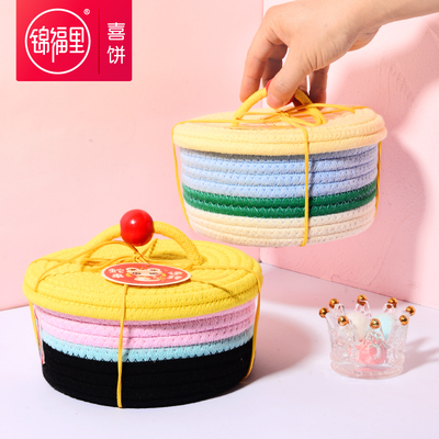 喜饼蛇马宝宝诞生满月百日宴生孩子成品伴手礼出生报喜蛋礼盒回礼