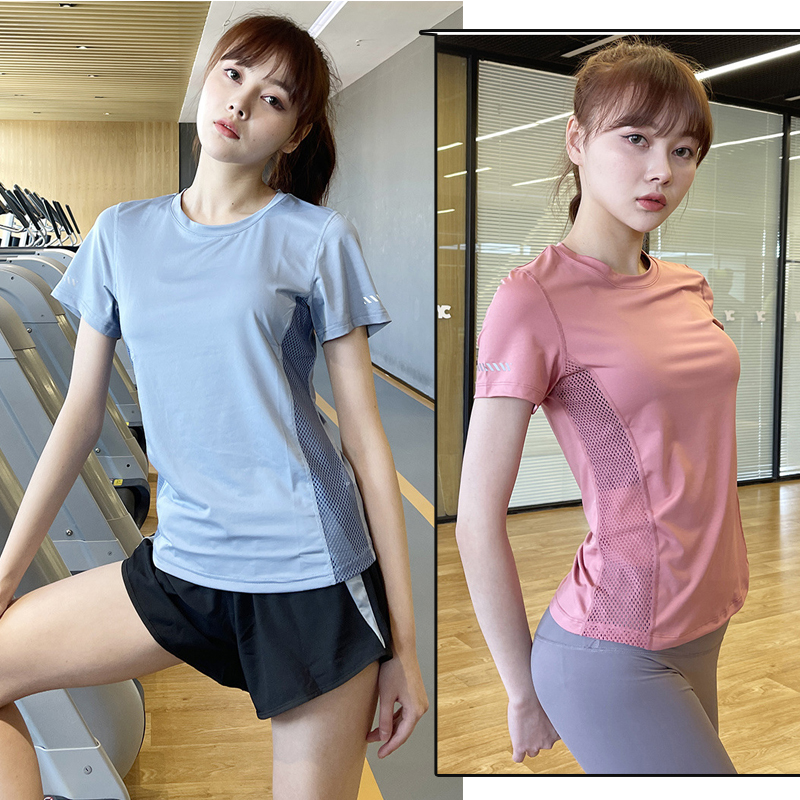 短袖健身服小个子速干衣T恤薄款