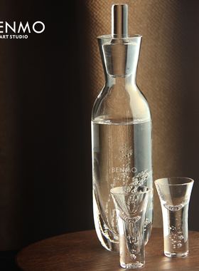 透明样板间酒具本墨水晶