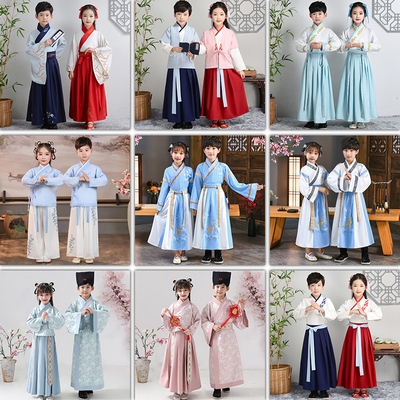 儿童古装汉服国学服六一
