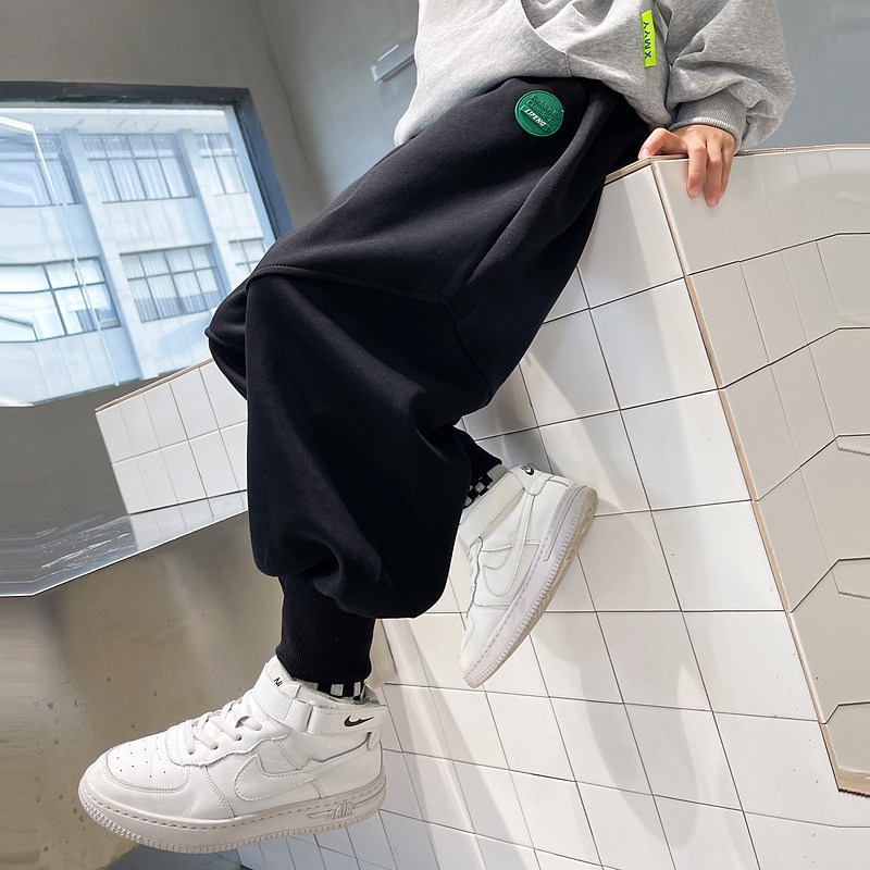 童装男童裤子春秋2023新款