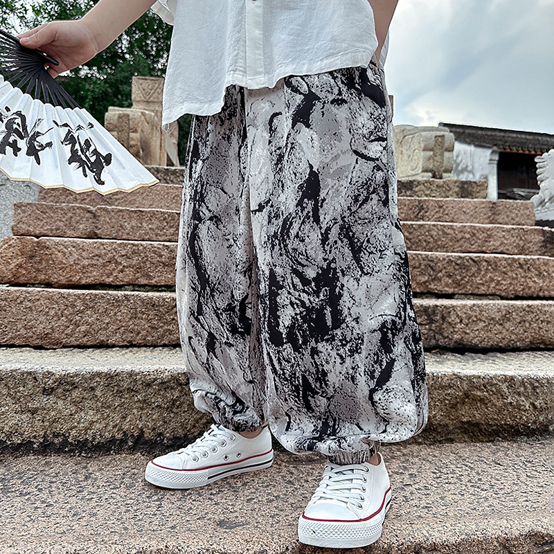 男童夏季薄款防蚊裤儿童夏装长裤