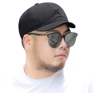 大头围棒球帽秋天鸭舌帽大号短檐短沿男款防晒帽60cm胖脸秋季帽子