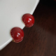 「红朗姆酒」酒红气质款 耳钉蚊香盘耳夹无耳洞女显白耳环复古耳饰