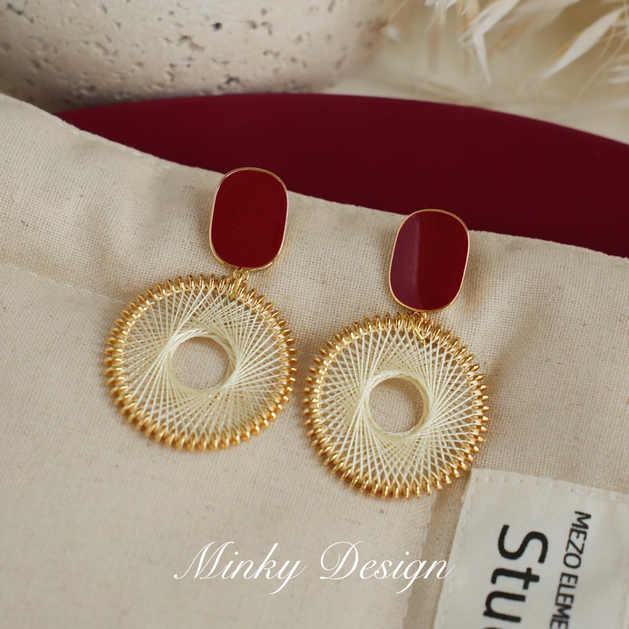 「命运之轮」气质耳环民族风蚊香盘耳夹女无耳洞耳饰小众独特耳钉,饰品/流行首饰/时尚饰品新,耳夹,淘宝优惠券,粉丝福利购,淘宝优惠卷