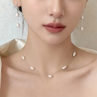 「云卷云舒」老友记瑞秋同款淡水珍珠耳环蚊香盘耳夹无耳洞女耳饰