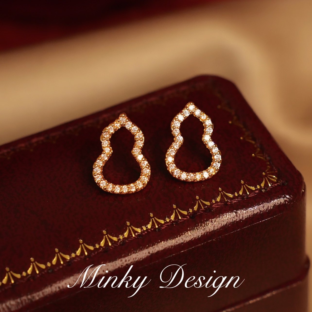 「星镂葫芦」镂空葫芦耳饰设计感锆石耳钉蚊香盘耳夹无耳洞耳环女,饰品/流行首饰/时尚饰品新,耳夹,淘宝优惠券,粉丝福利购,淘宝优惠卷