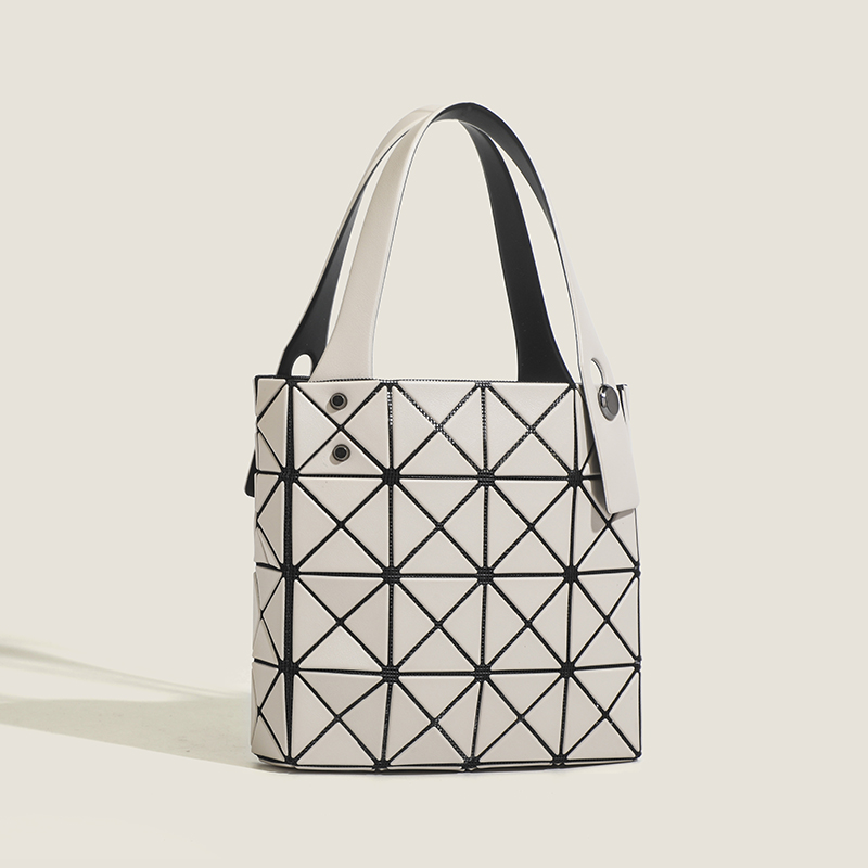 2025新款几何菱格手提包包女mini小方盒单肩小包日本同款托特包潮