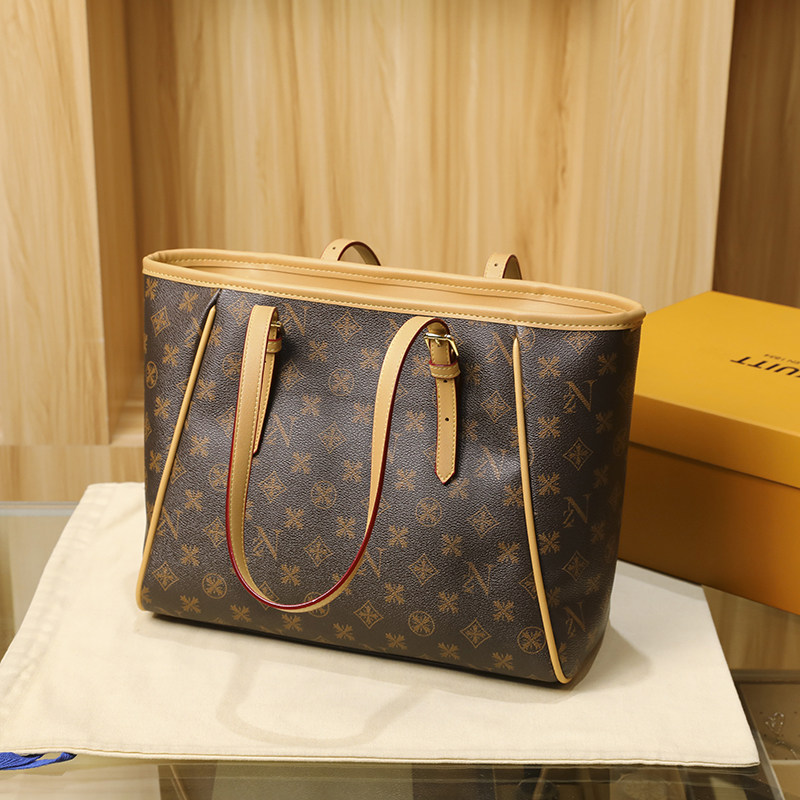 高级感包包女2025新款潮大容量时尚电脑包通勤托特包手提单肩大包,箱包皮具/热销女包/男包,托特包,淘宝优惠券,粉丝福利购,淘宝优惠卷