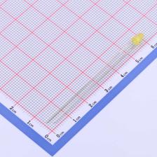 LRR3YD108G 发光二极管/LED φ3黄色加长脚51mm切边正极