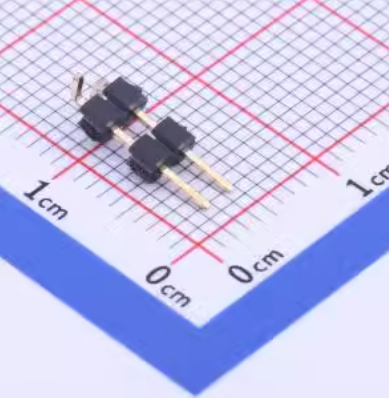 X4612WVS-02I-C40D44R1 排针 2mm 1x2P 立贴 方针 塑胶同向L=14.9