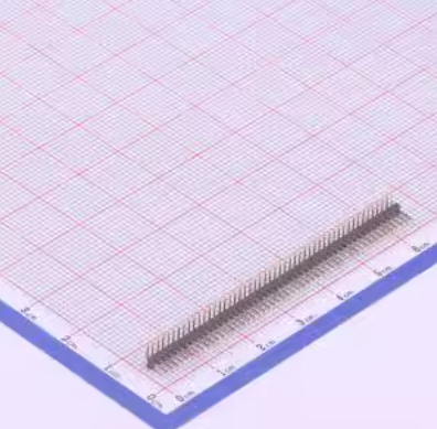 1.27-1*50P弯针 排针 1.27mm 1x50P 弯插 方针 存储器