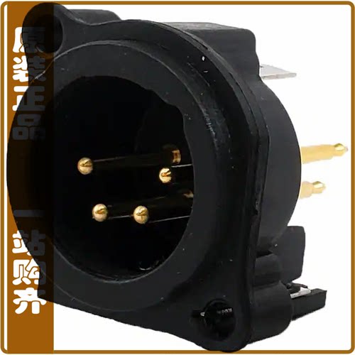 IO-XLR4-M-EV【E SERIES, 4 PIN XLR, MALE, VERTI】