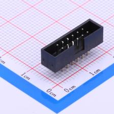 2.0-2*6P直简牛 IDC连接器(牛角/简牛) 2mm每排P数:6排数:2