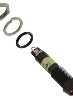 6092122340F【LED 9MM PMI R 24V BLK HS W GASKT】