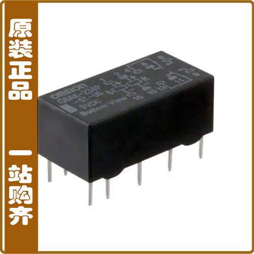 G6AK-274P-ST40-US-DC6【RELAY GEN PURPOSE DPDT 2A 6VDC】