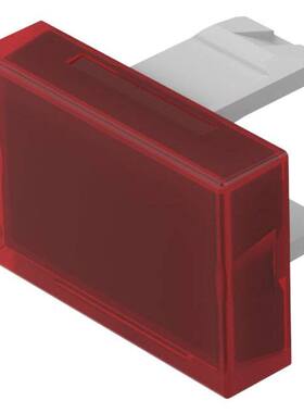 01-901.2{LENS RED FLAT 12.8X18.8 PLASTIC}