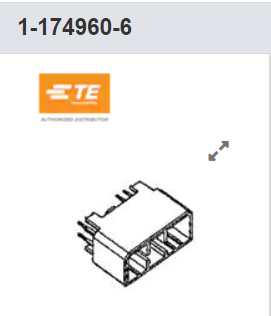 1-174960-6  TE  全新原装正品 欢迎咨询下单