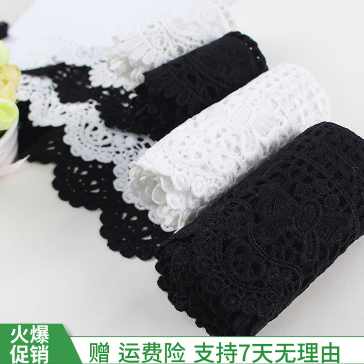 优蕾丝手工辅料黑色白色裙边装饰手工花边布料蕾丝手工材料衣袖纯|ruв категории домашний ткань, швейная diy материалов, инструментов и готовой продукции, швейная diy аксессуары/аксессуары/аксессуары, кружева - от Buy2taobao.com для оказания профессиональной услуги покупки агента Taobao