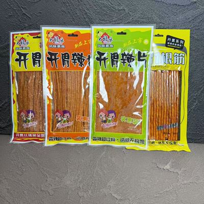 大福乐开胃丝开胃辣片辣棒一根筋168g大包辣条面筋零食小吃怀旧