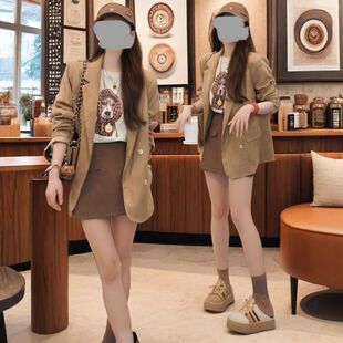 港味复古美拉德高级感西装女气质小个子千金外套今年流行爆款西服