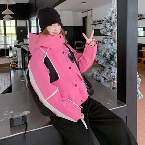 2025 新款连帽条纹羽绒服  浙宝279-8870-P330  k448图片