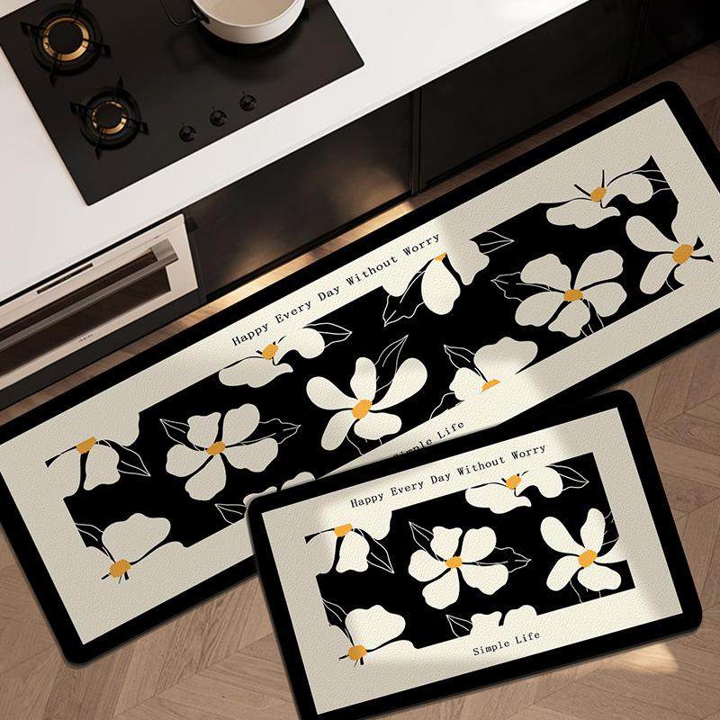 美式田园厨房脚垫软硅藻泥