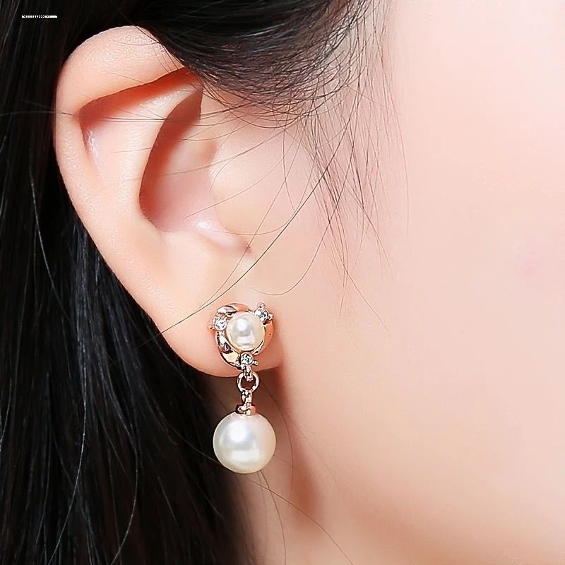 仿珍珠耳环女轻奢高级感耳坠长款复古耳扣气质耳饰2022年新款潮,饰品/流行首饰/时尚饰品新,耳环,淘宝优惠券,粉丝福利购,淘宝优惠卷