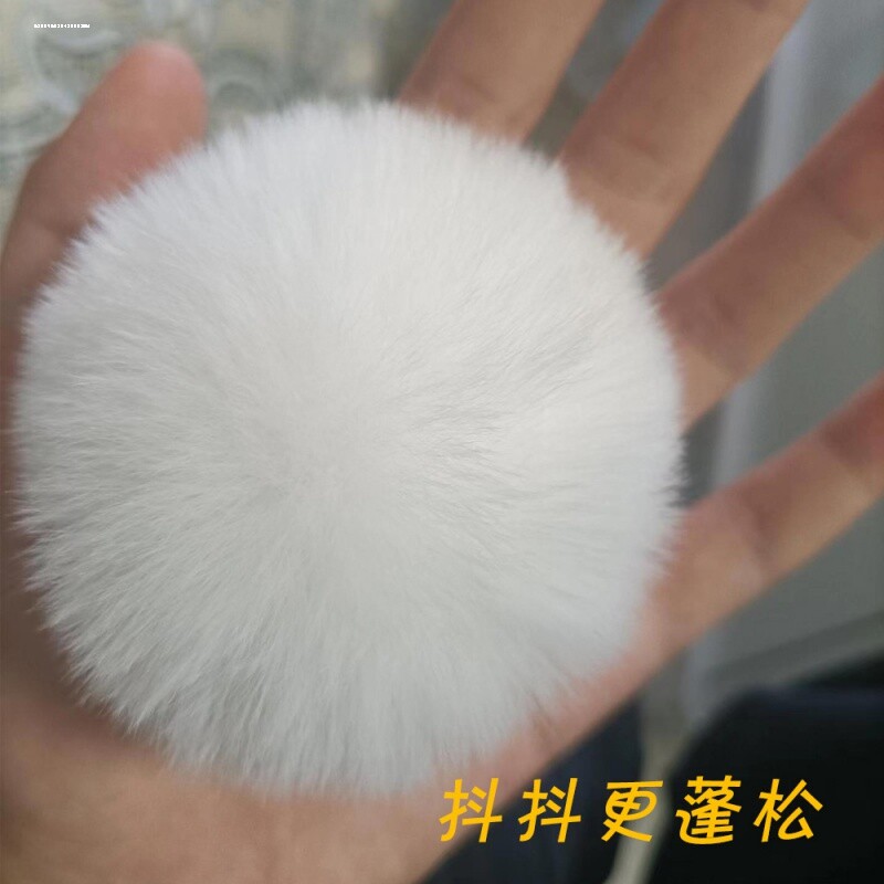 兔子尾巴道具毛球儿童装饰毛绒cos表演尾巴夹配饰可爱包邮别针