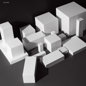 影楼摄影道具拍照木墩正方体长方体白色地台拍摄几何体橱窗展示台