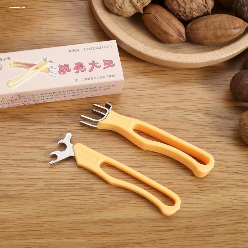 山核桃整粒剥脱壳王松子榛子夹子简单坚果开口器钳子工具简易型