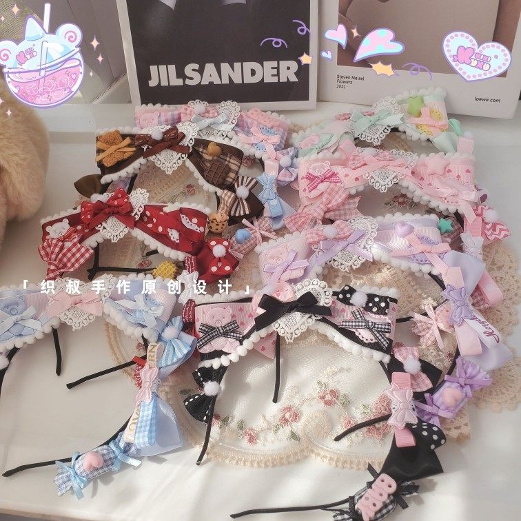 多巴胺织叔手作洛丽塔KC发箍儿童少女糖果AP发饰甜心娃娃机lolita,模玩/动漫/周边/娃圈三坑/桌游,lolita洛丽塔配饰小物/道具,淘宝优惠券,粉丝福利购,淘宝优惠卷