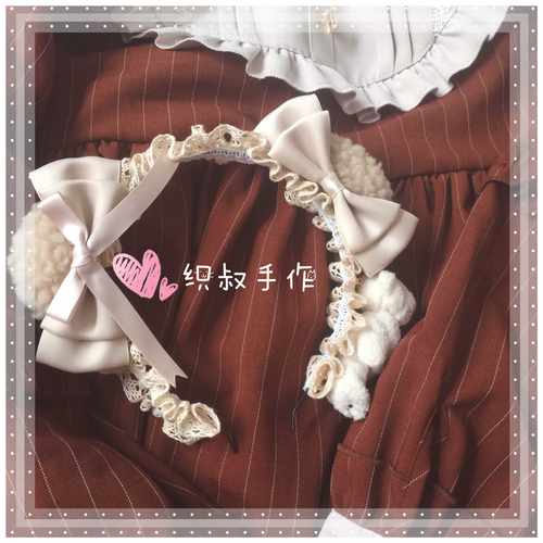 织叔手作原创熊耳kc百搭款~可搭点点熊眠眠熊包邮送别针小熊喔 - 封面