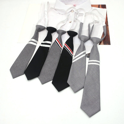 涤棉韩版条纹织带领带