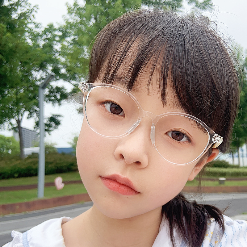 眼镜可调节硅胶鼻托全框青少年