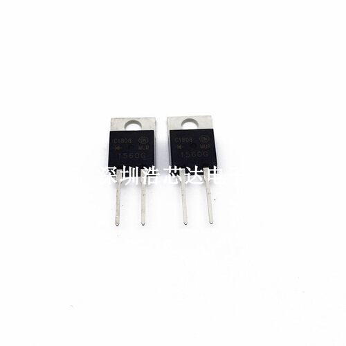 快恢复二极管 MURF1560G MUR1560 MURF1560 塑封  全新 15A 600V