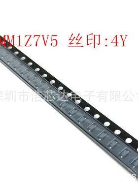 MM1Z7V5 丝印:4Y 进口芯片 封装:SOD-123 稳压管 3K/盘
