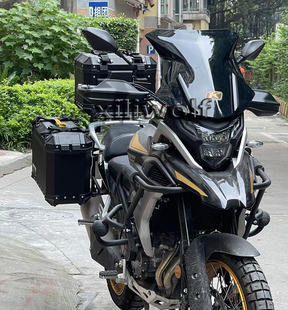 适用凯越525x 500x 400x摩托改装前风挡玻璃挡风板导流罩无损安装