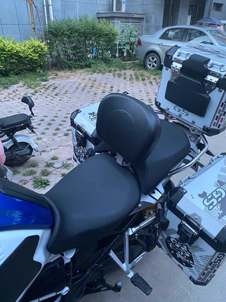 适合宝马R1200GS 1250gs水鸟 ADV/RT 驾驶员改装靠背坐垫可调靠背