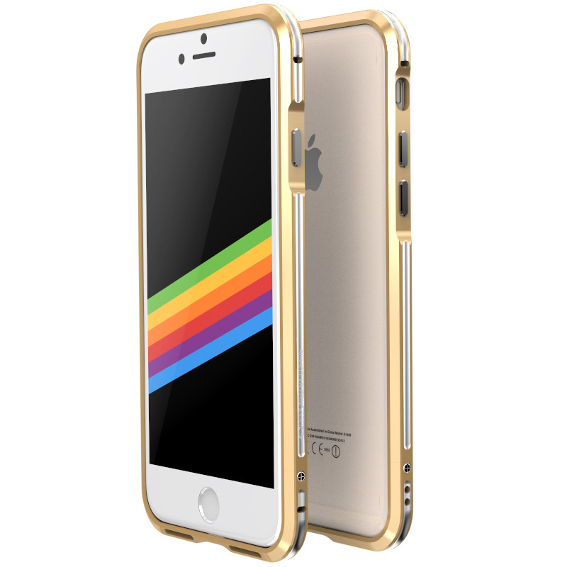 Luphie Bicolor Blade Sword Slim Light Aluminum Bumper Metal Shell Case for Apple iPhone 8 Plus & iPhone 8