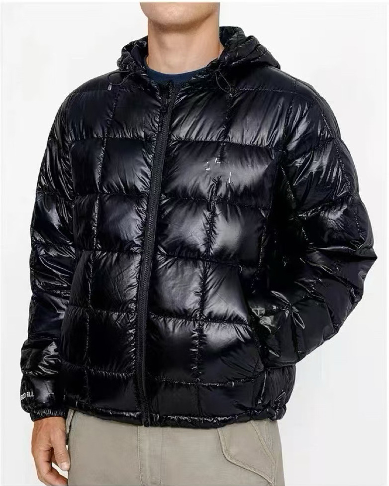 thumbnail for Threet Trendy Plaid Mountain Hardwear Jacket Couple Sports Light down Jacket