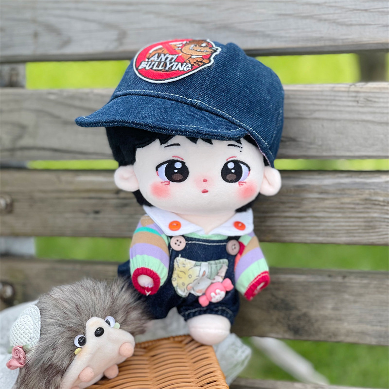 20cm周杰伦棉花娃娃毛绒原创玩偶正品明星公仔玩具节日礼品现货