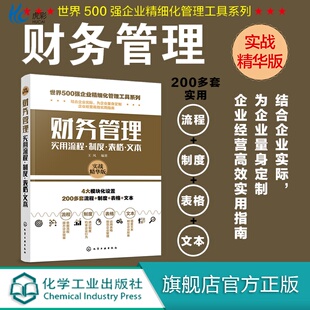 财务管理实用流程 制度 表格 文本 财务管理教程书籍 财务报表入门 财务日常工作指导 会计成本核算 财务报表格式与编制示范大全HG